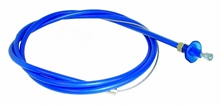 Gasreglage vajer 1 m hylsa av blå nylon
