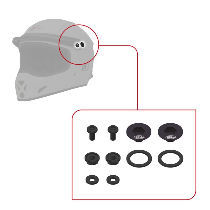 PIVOT KIT – X-1 BELL HELMET