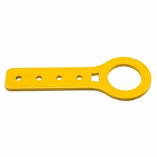 Aluminium Flat Tow Hook - 6mm Tjocklek