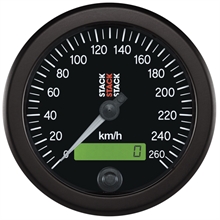 Hastighetsmätare STACK"speedos" 0-260 km/t  med ram/80mm urtavla